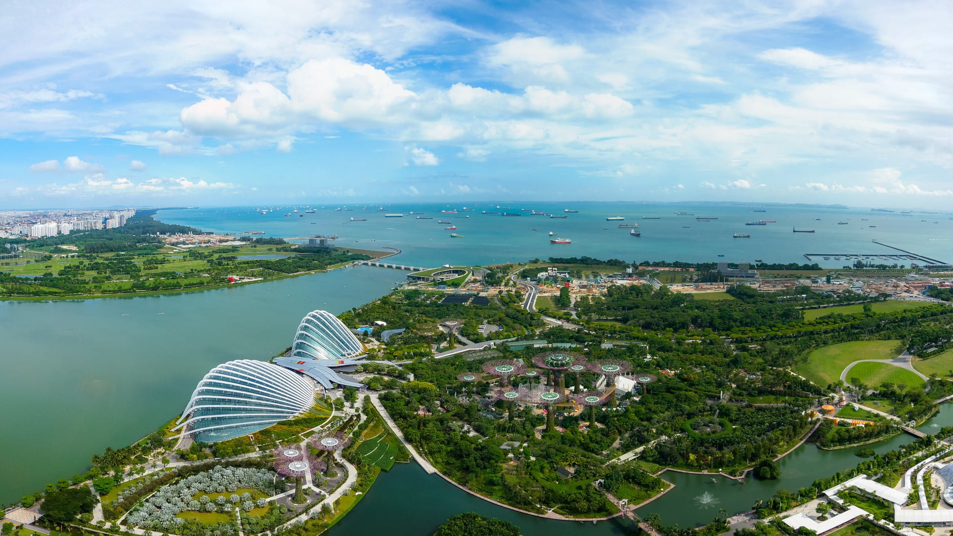Singapore aerial shot